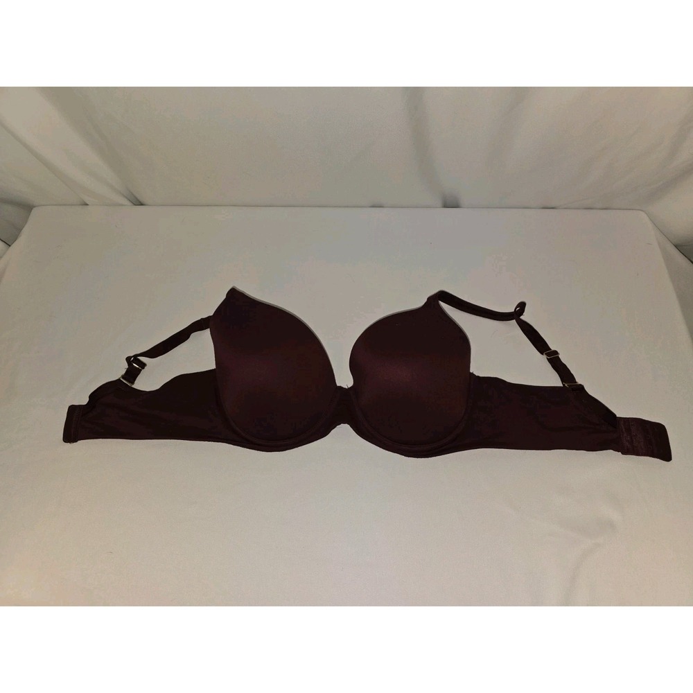 Soma Embraceables Perfect Coverage Underwire Burgundy Bra 34 DD